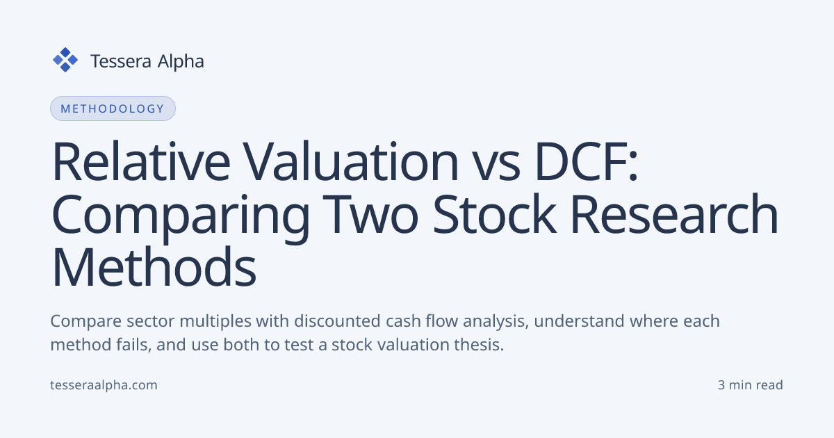 Relative vs Absolute Valuation: When Each One Lies to You